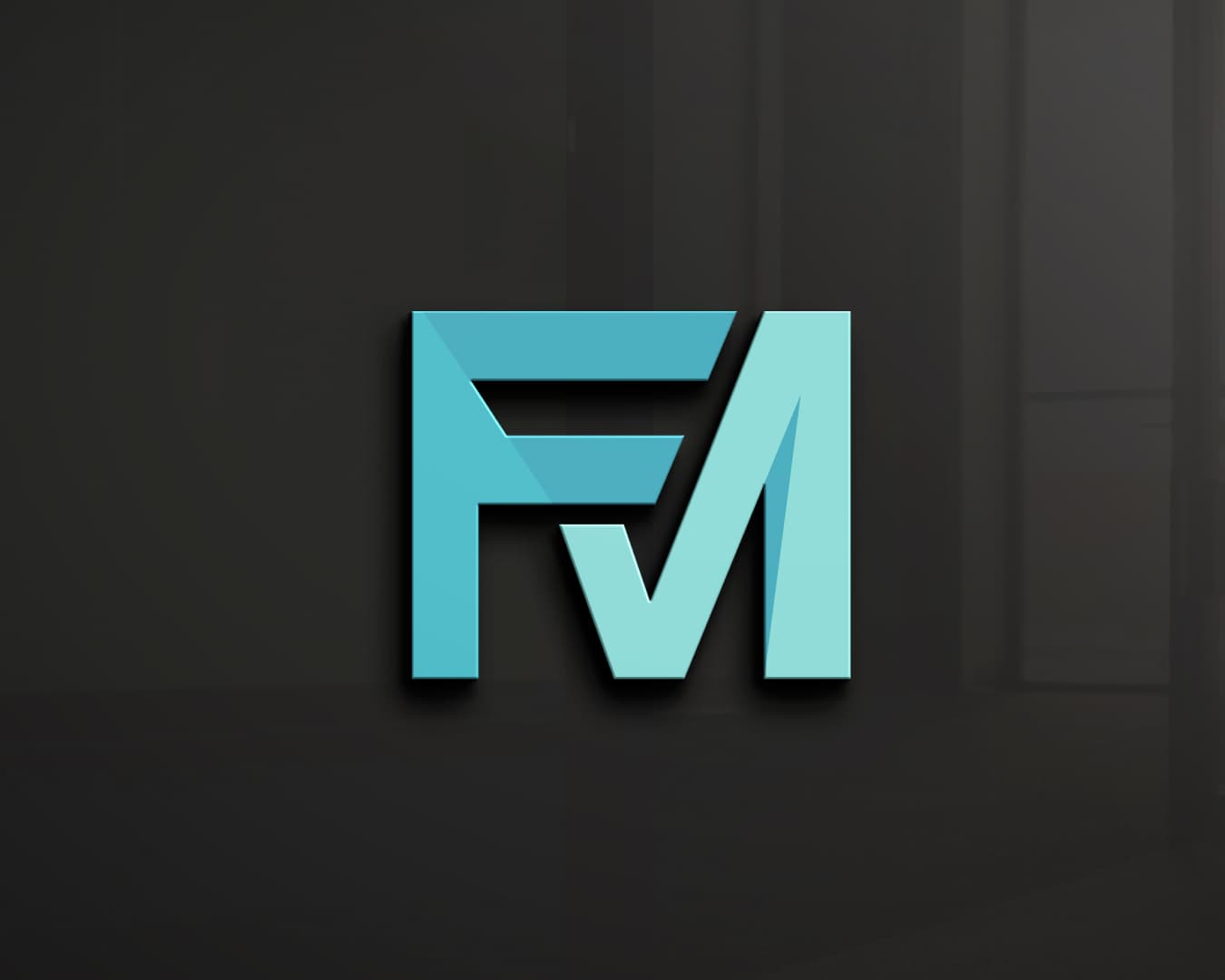 Illustrazione logo moderna FM Web Agency
